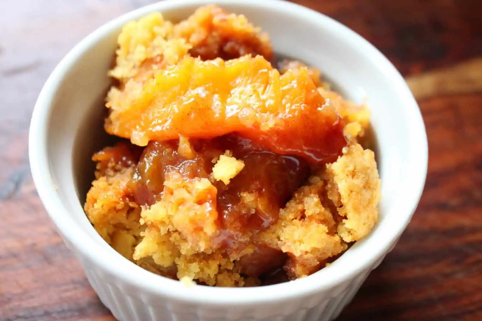 Sweet & Buttery Slow Cooker Peach Cobbler: Fresh or Canned Peaches